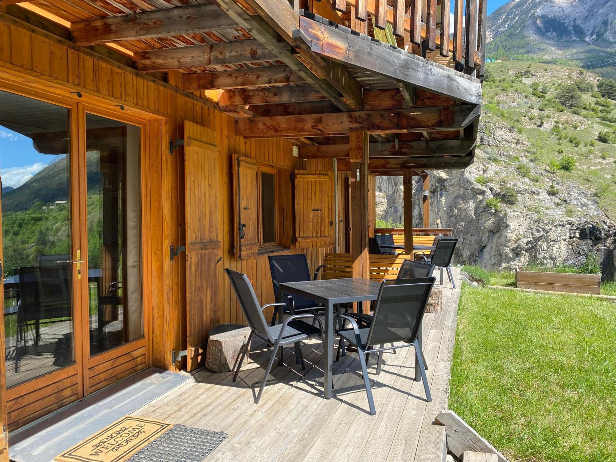 Chalet A Un Endroit Exceptionnel, Alpes, Parc National Des Ecrins Les Vigneaux Экстерьер фото