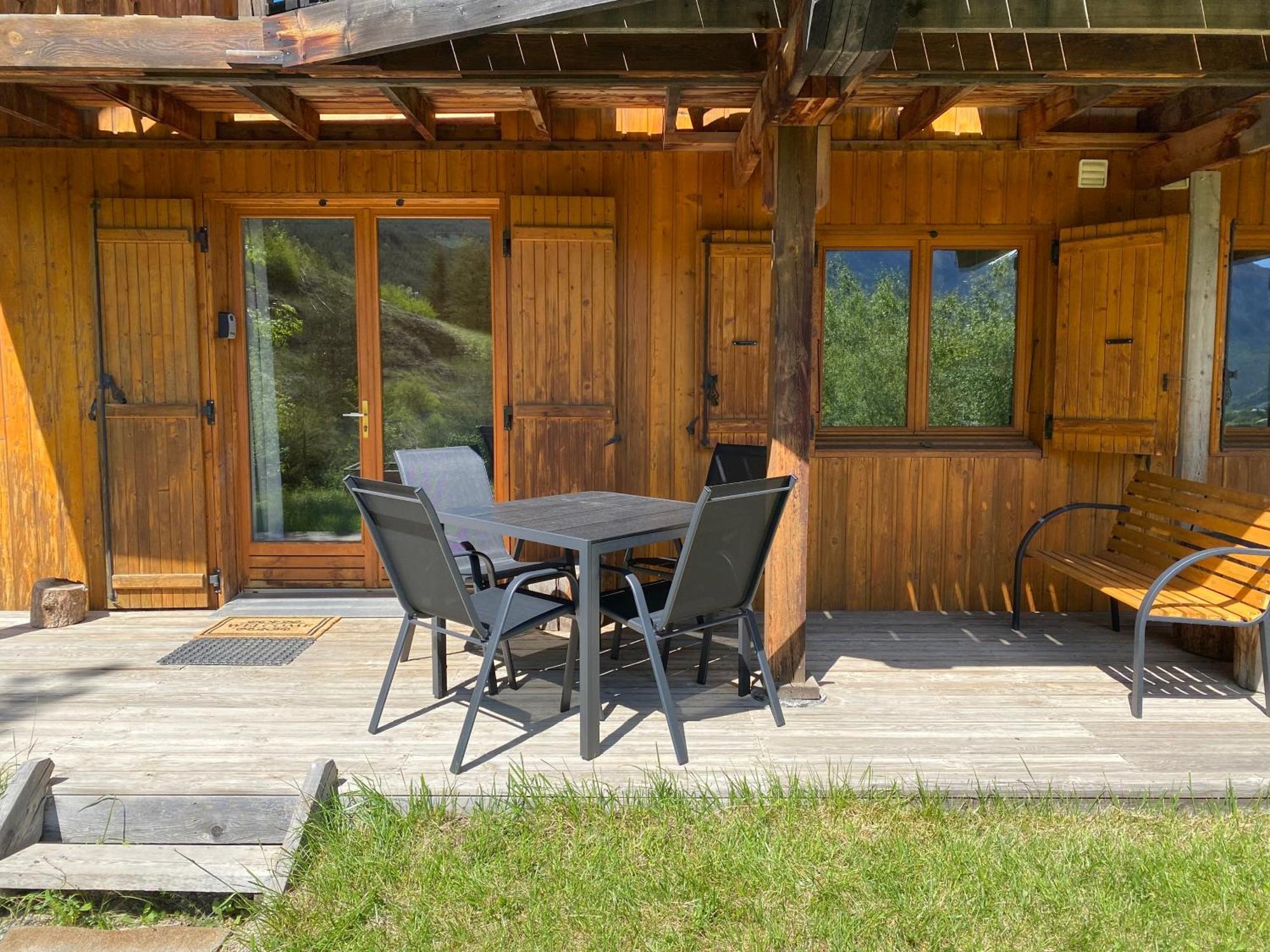 Chalet A Un Endroit Exceptionnel, Alpes, Parc National Des Ecrins Les Vigneaux Экстерьер фото