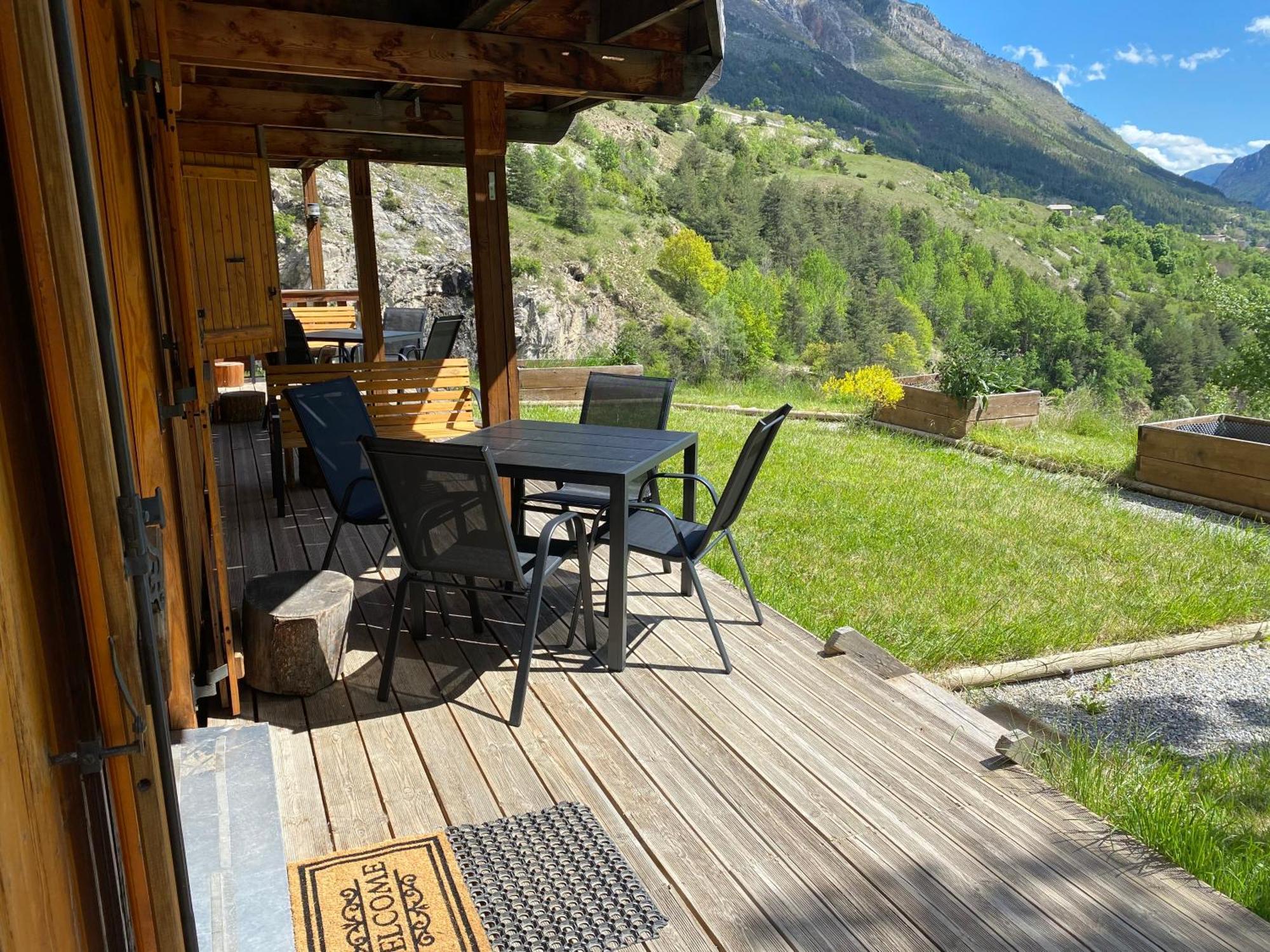 Chalet A Un Endroit Exceptionnel, Alpes, Parc National Des Ecrins Les Vigneaux Экстерьер фото