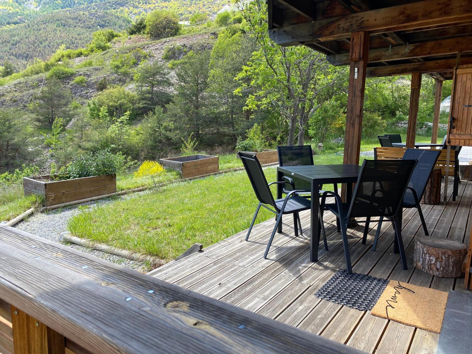 Chalet A Un Endroit Exceptionnel, Alpes, Parc National Des Ecrins Les Vigneaux Экстерьер фото