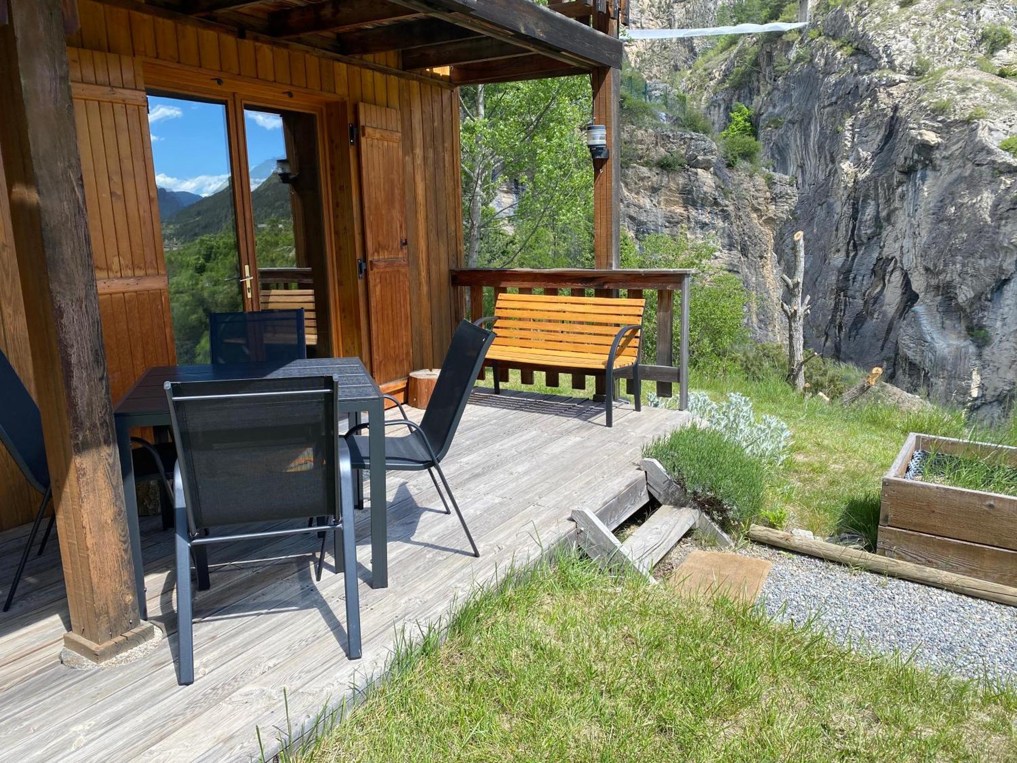 Chalet A Un Endroit Exceptionnel, Alpes, Parc National Des Ecrins Les Vigneaux Экстерьер фото